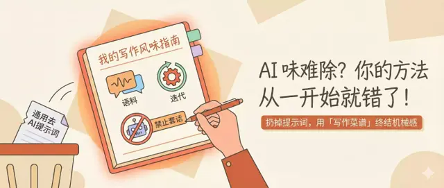 别再用提示词去 AI 味了，方向就是错的